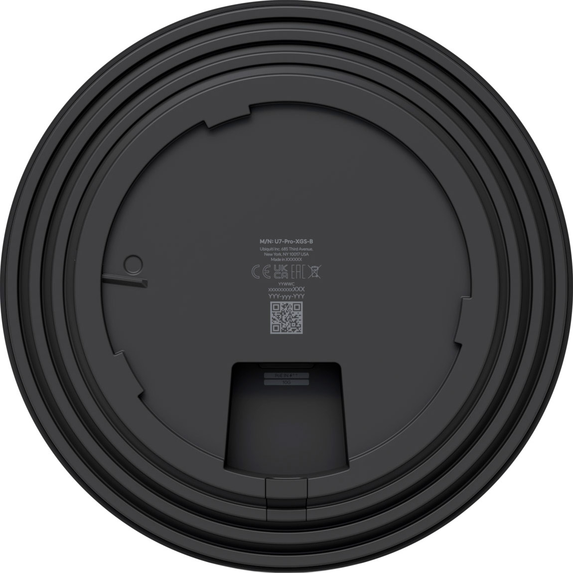 Точка доступу UBIQUITI UniFi U7 Pro XGS Black (U7-PRO-XGS-B)