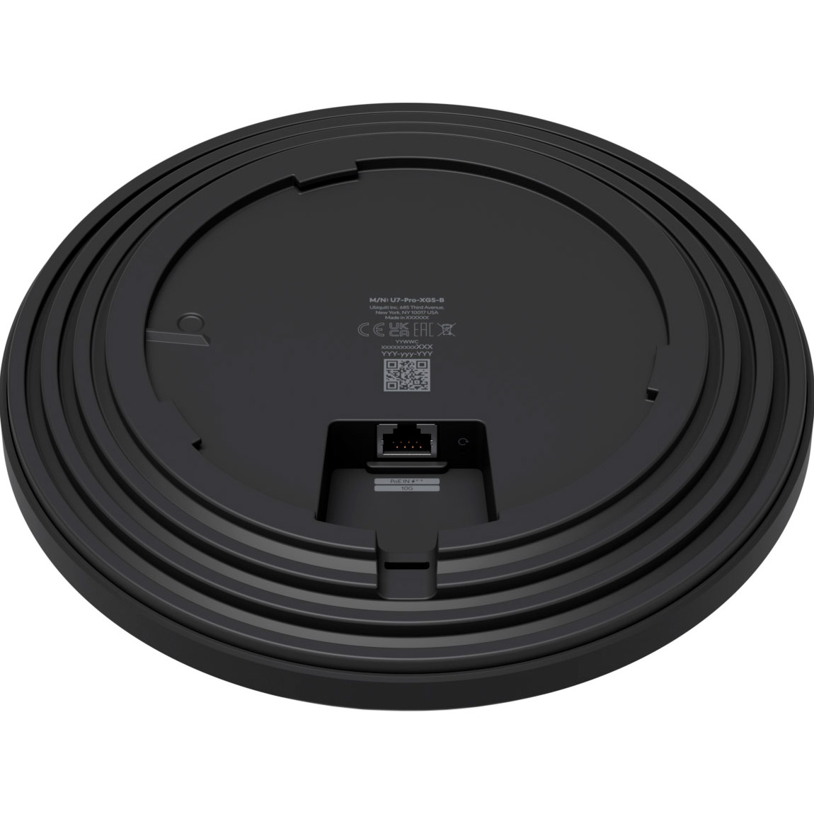 Точка доступу UBIQUITI UniFi U7 Pro XGS Black (U7-PRO-XGS-B)