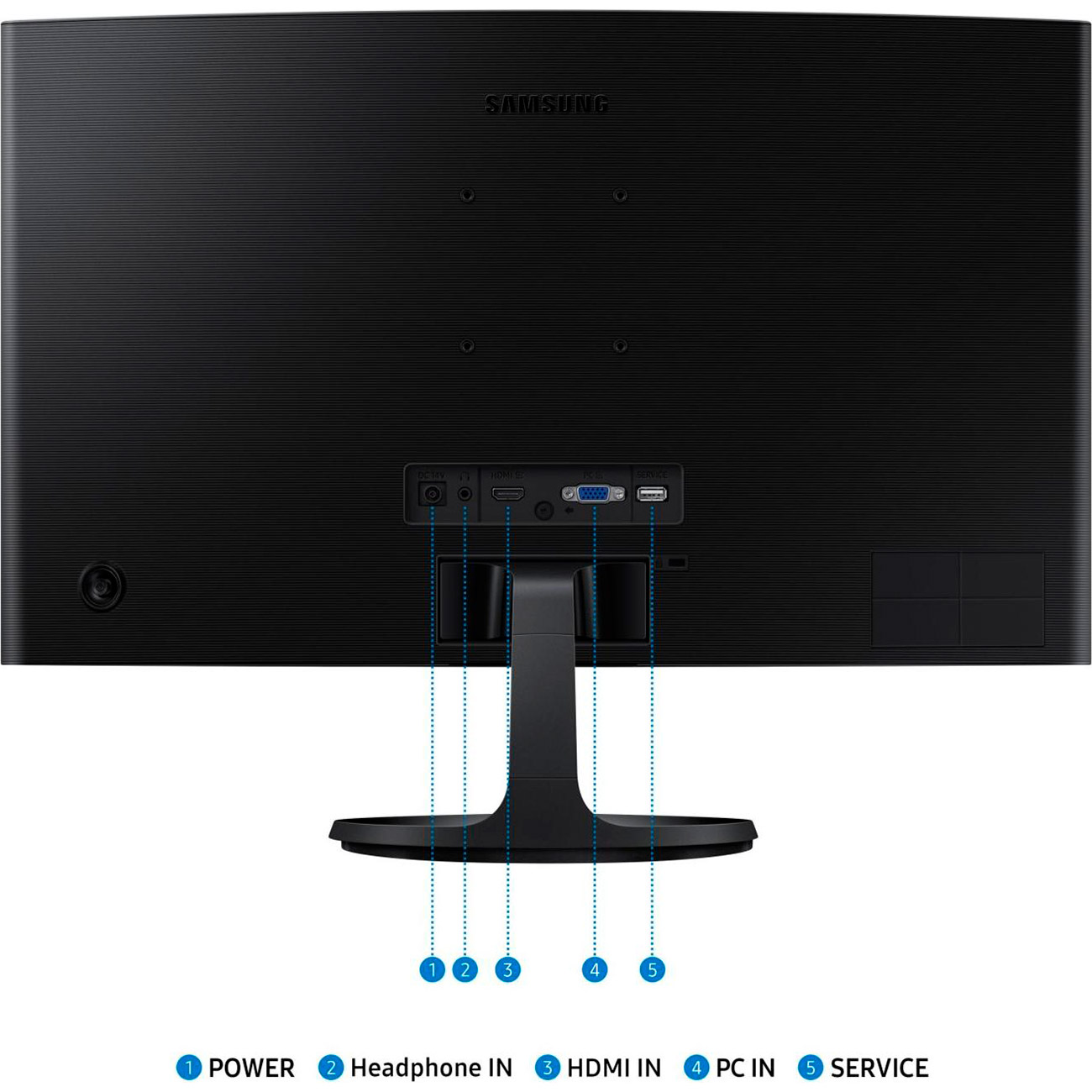 Монітор 24" SAMSUNG S24D360GAI (LS24D360GAIXUA)