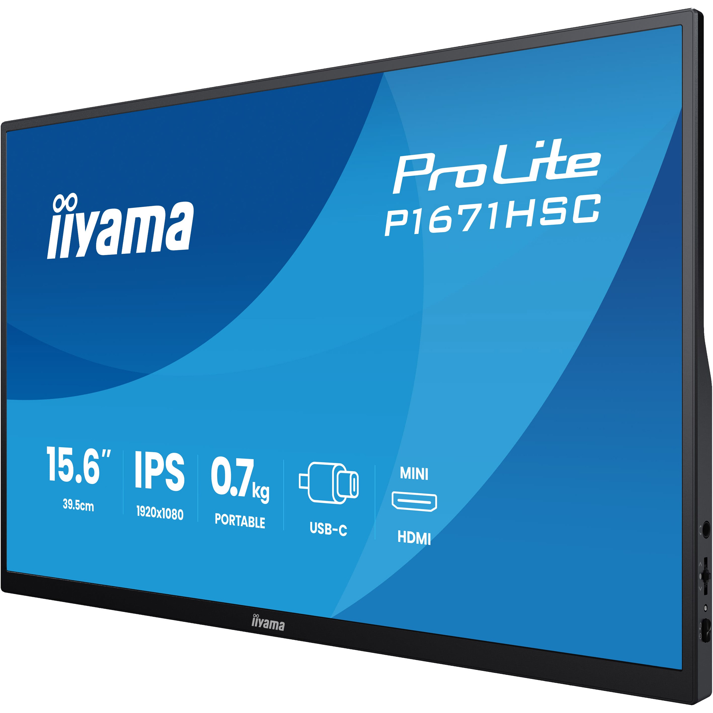 Портативный монитор 15.6" IIYAMA ProLite P1670HSC-B1