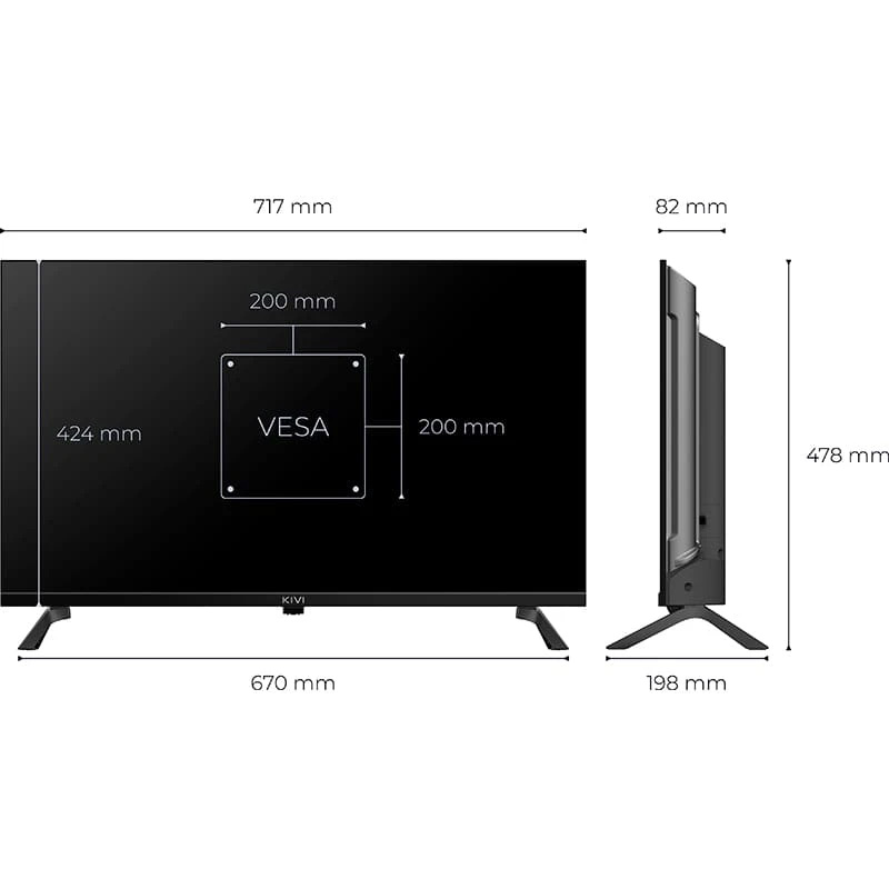 Телевізор KIVI 32" 32H800KB