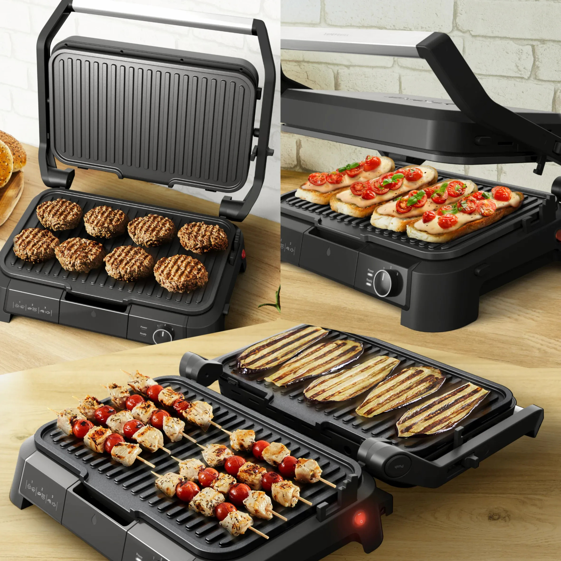 Електрогриль-барбекю TEFAL SuperGrill 3in1 XL GC520DE0