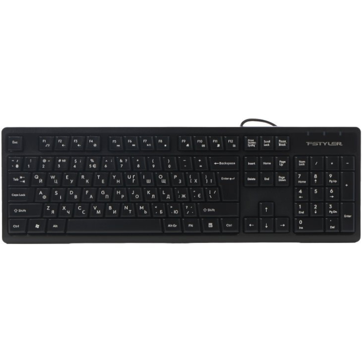 Клавіатура A4TECH Fstyler FKS12 Black