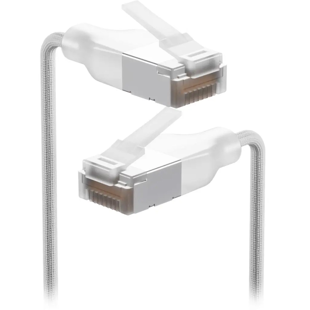 Патч-корд UBIQUITI UniFi Premium U/UTP Cat.6a CU 5м White (CABLE-PATCH-EL-C6A-5M-W)