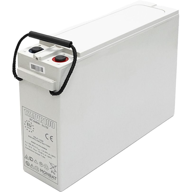 Аккумуляторная батарея MONBAT 12MVR100 Gray (12В, 100Ач) (12MVR100GR)
