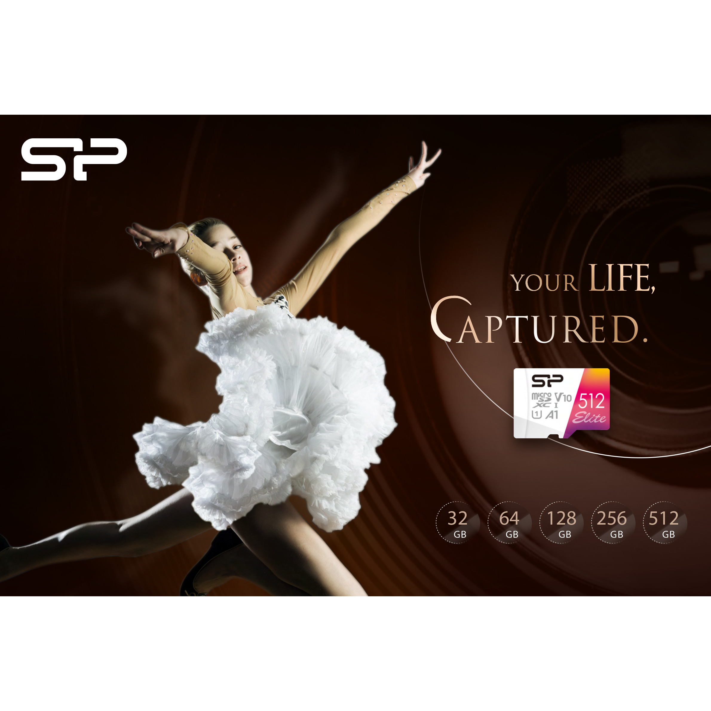 Карта пам'яті SILICON POWER microSDHC Elite Colorful 32GB UHS-I V10 A1 Class 10 + SD-adapter (SP032GBSTHBV1V20SP)