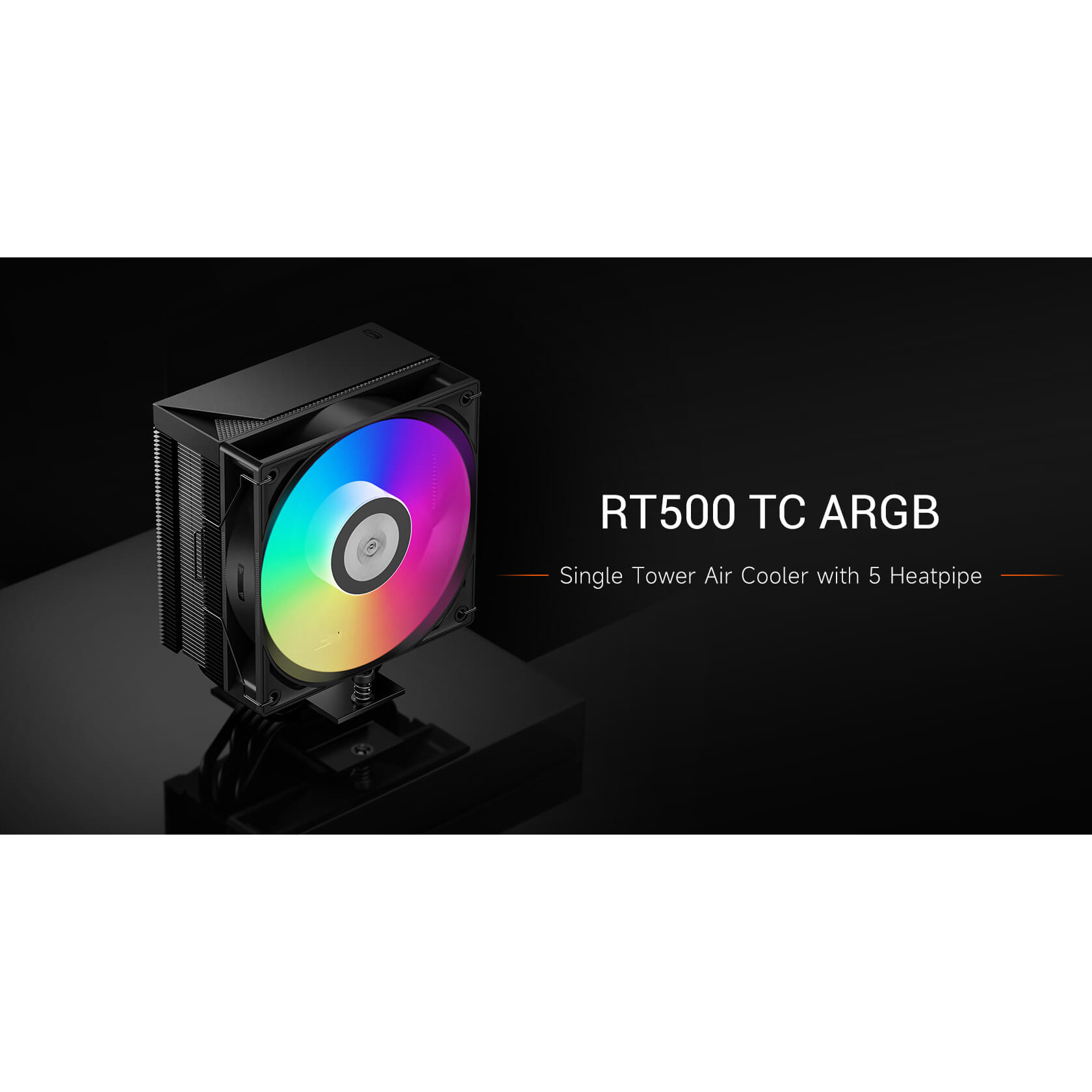 Кулер для процесора PCCOOLER RT500 TC ARGB (RT500 TC ARGB BK)