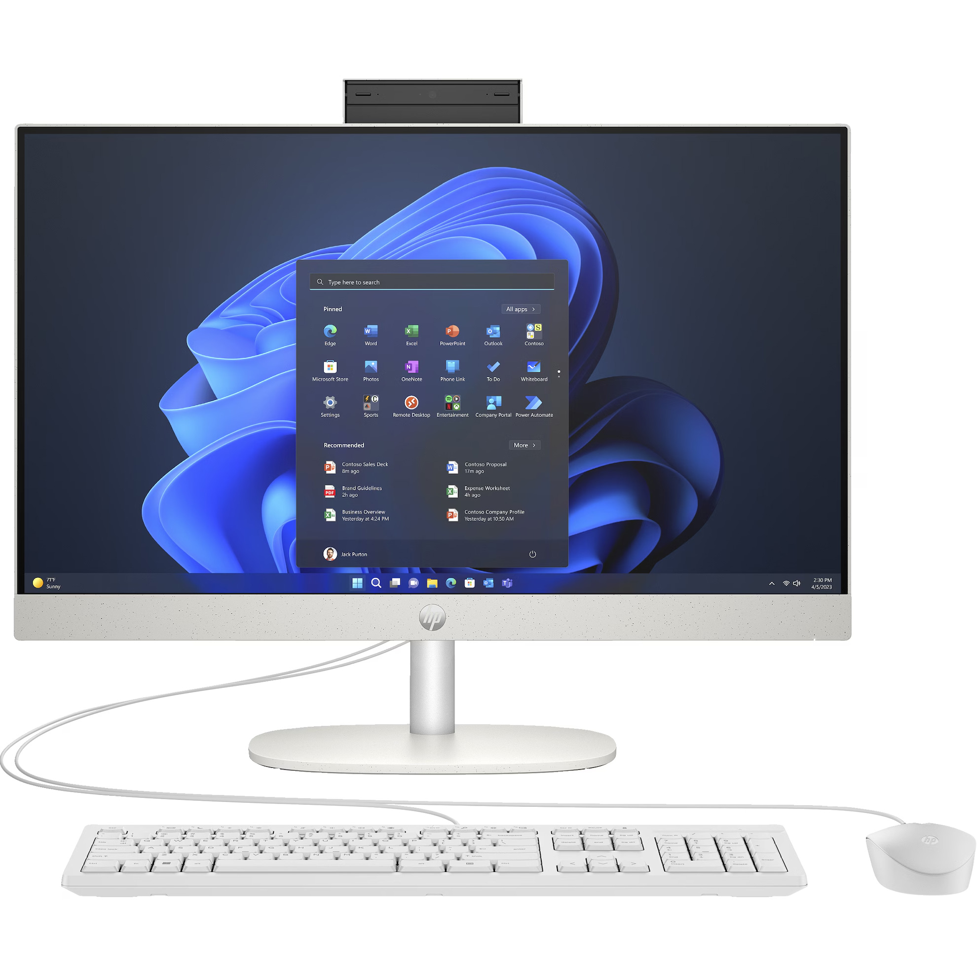 Моноблок HP ProOne 240 G10 Shell White (9M9G0AT)