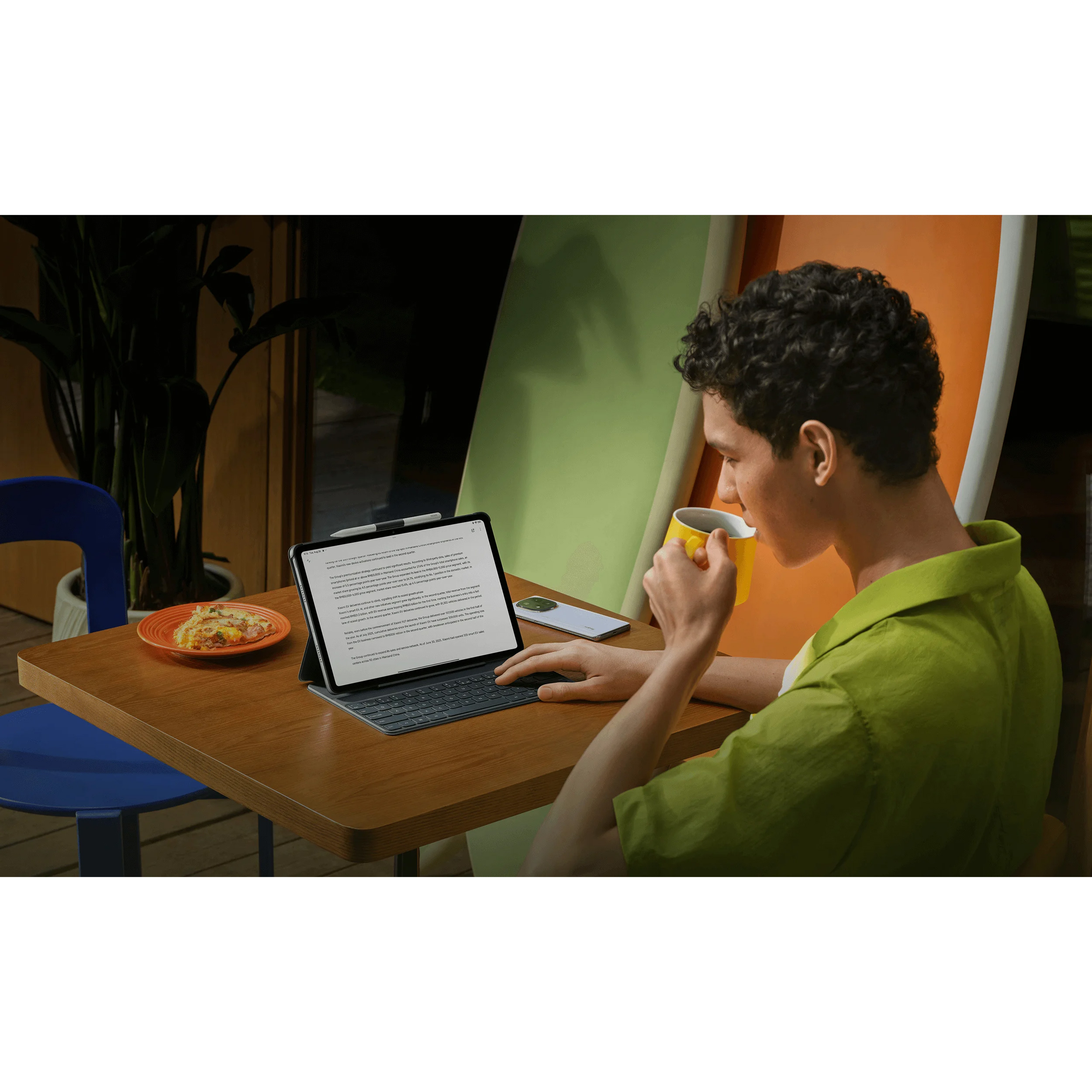 Чехол-клавиатура для планшета REDMI Pad 2 Pro Keyboard Gray