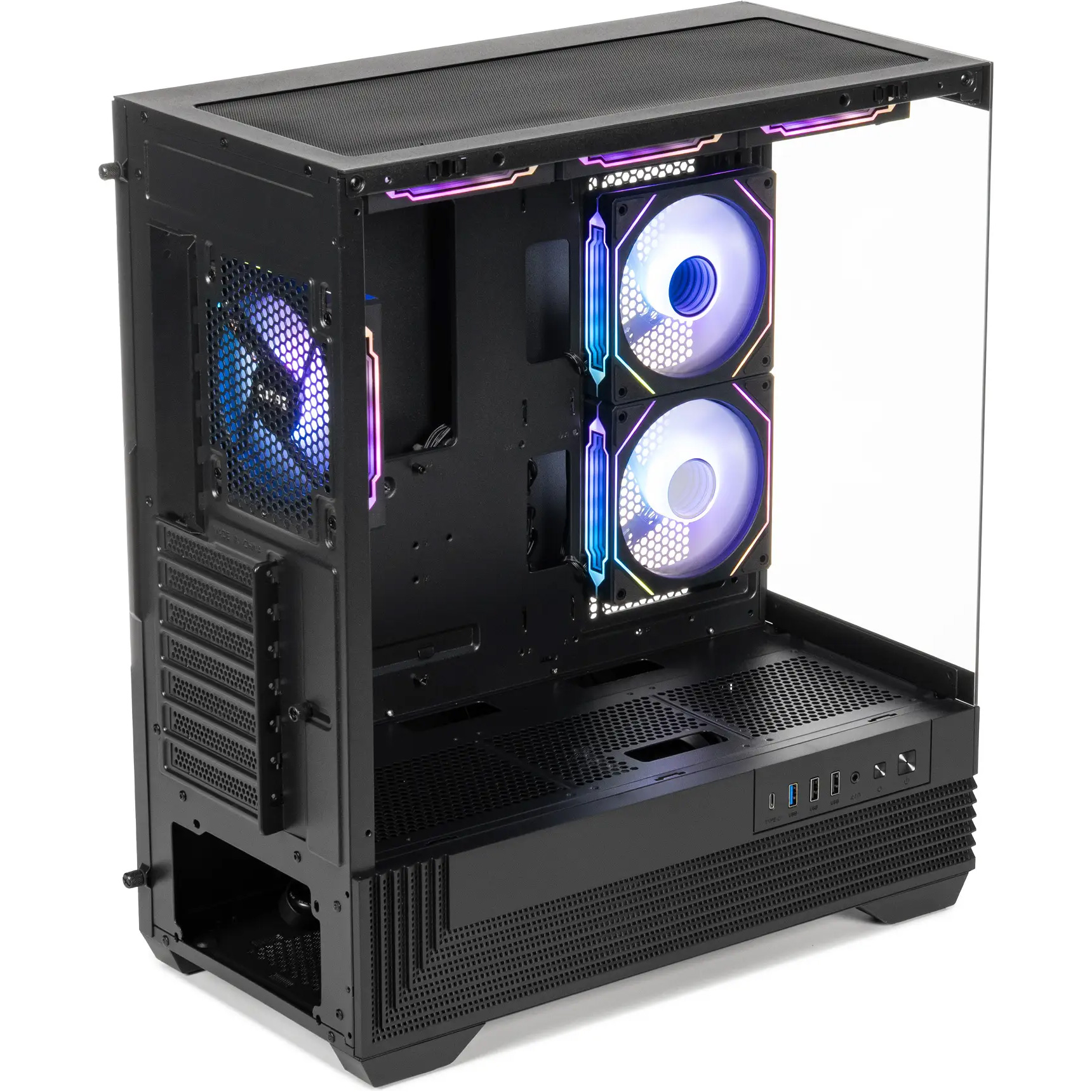 Корпус QUBE Fort ARGB Black (FORT_GBNU3)