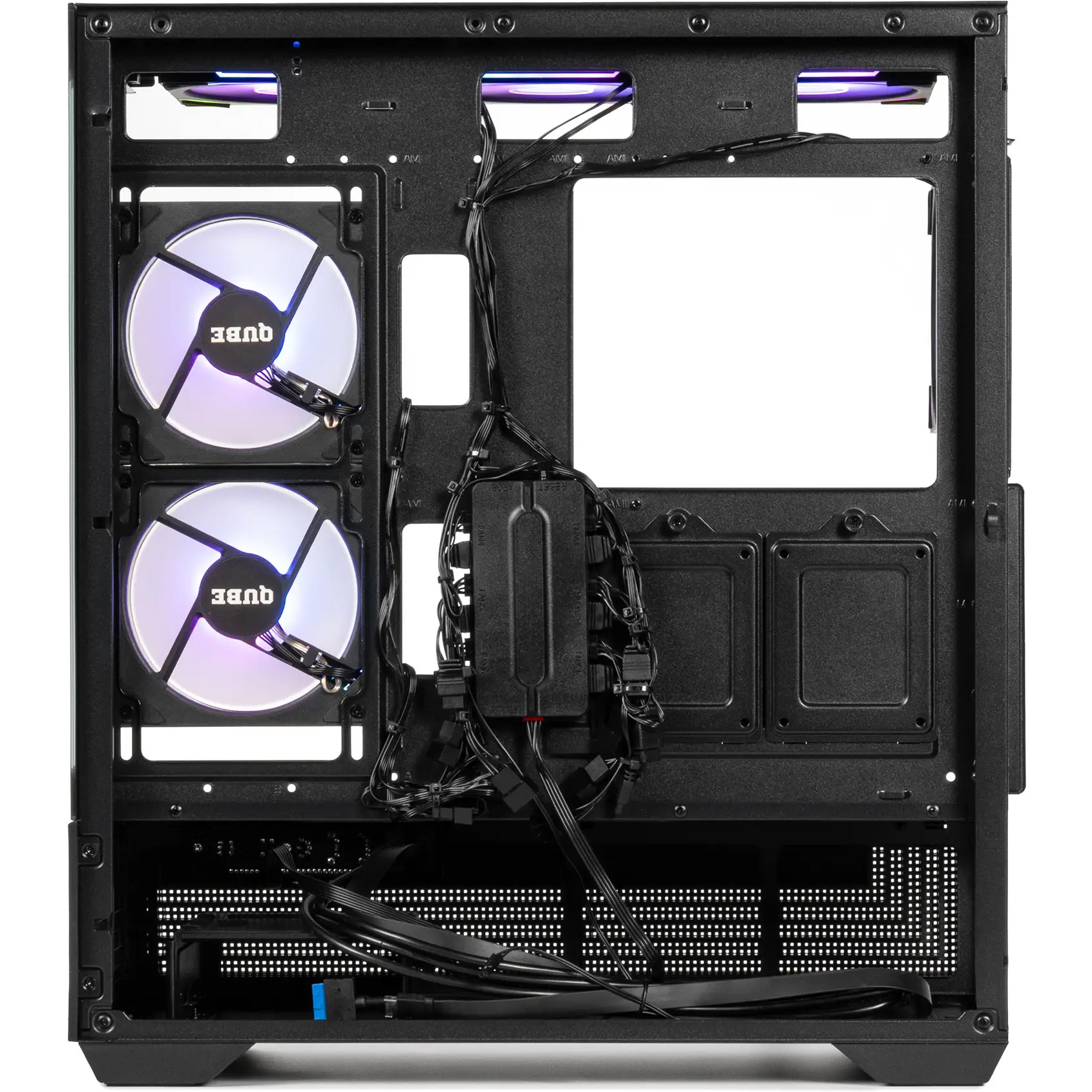 Корпус QUBE Fort ARGB Black (FORT_GBNU3)