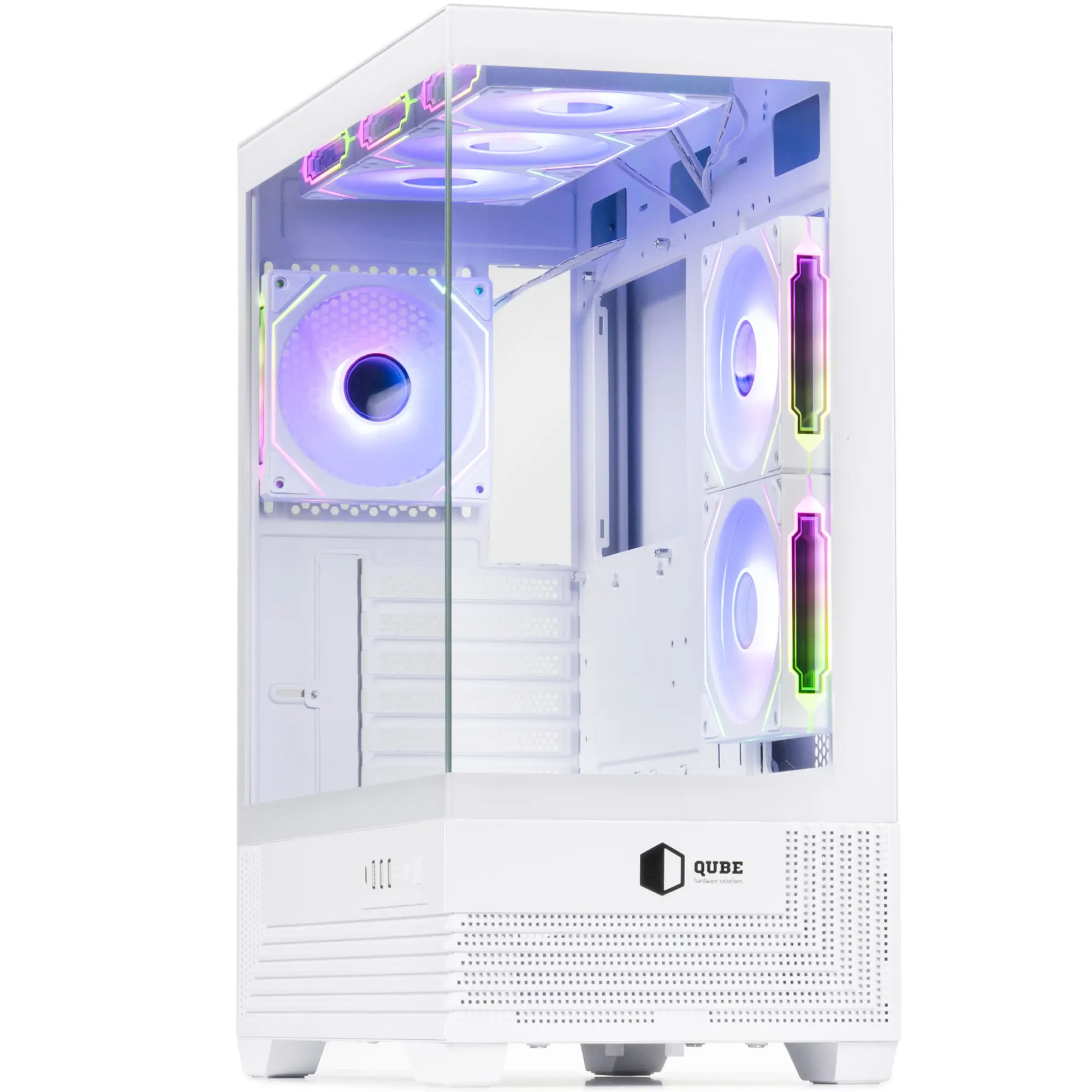 Корпус QUBE Fort ARGB White (FORT_GWNU3)