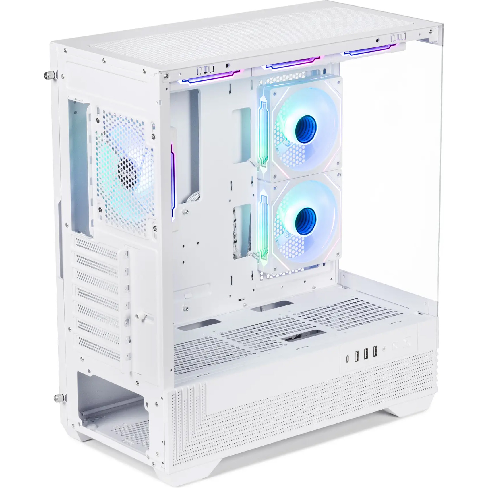 Корпус QUBE Fort ARGB White (FORT_GWNU3)