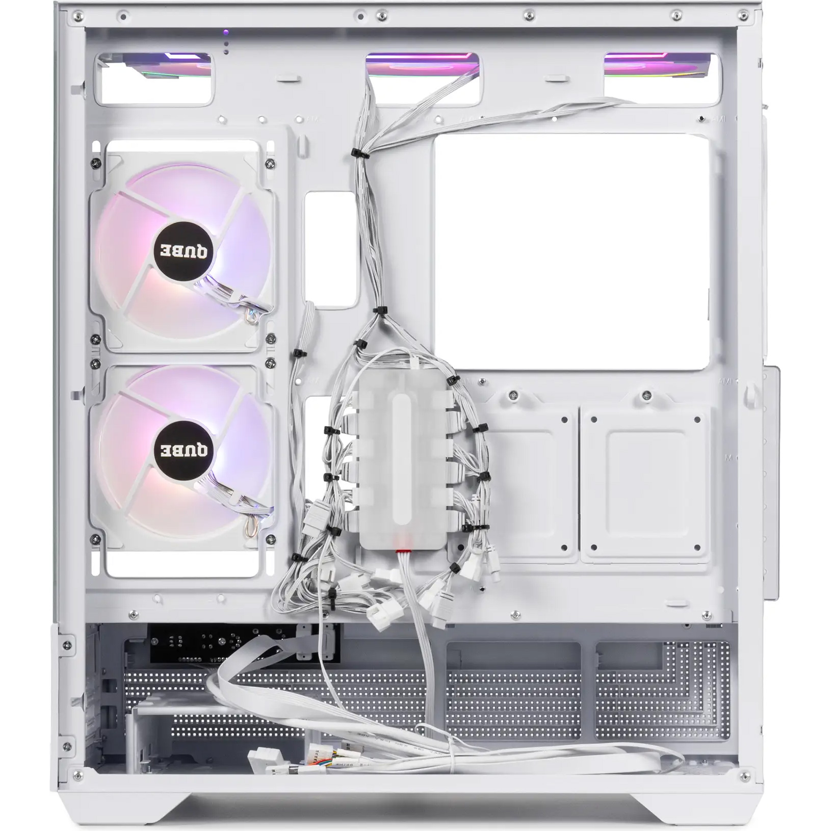 Корпус QUBE Fort ARGB White (FORT_GWNU3)