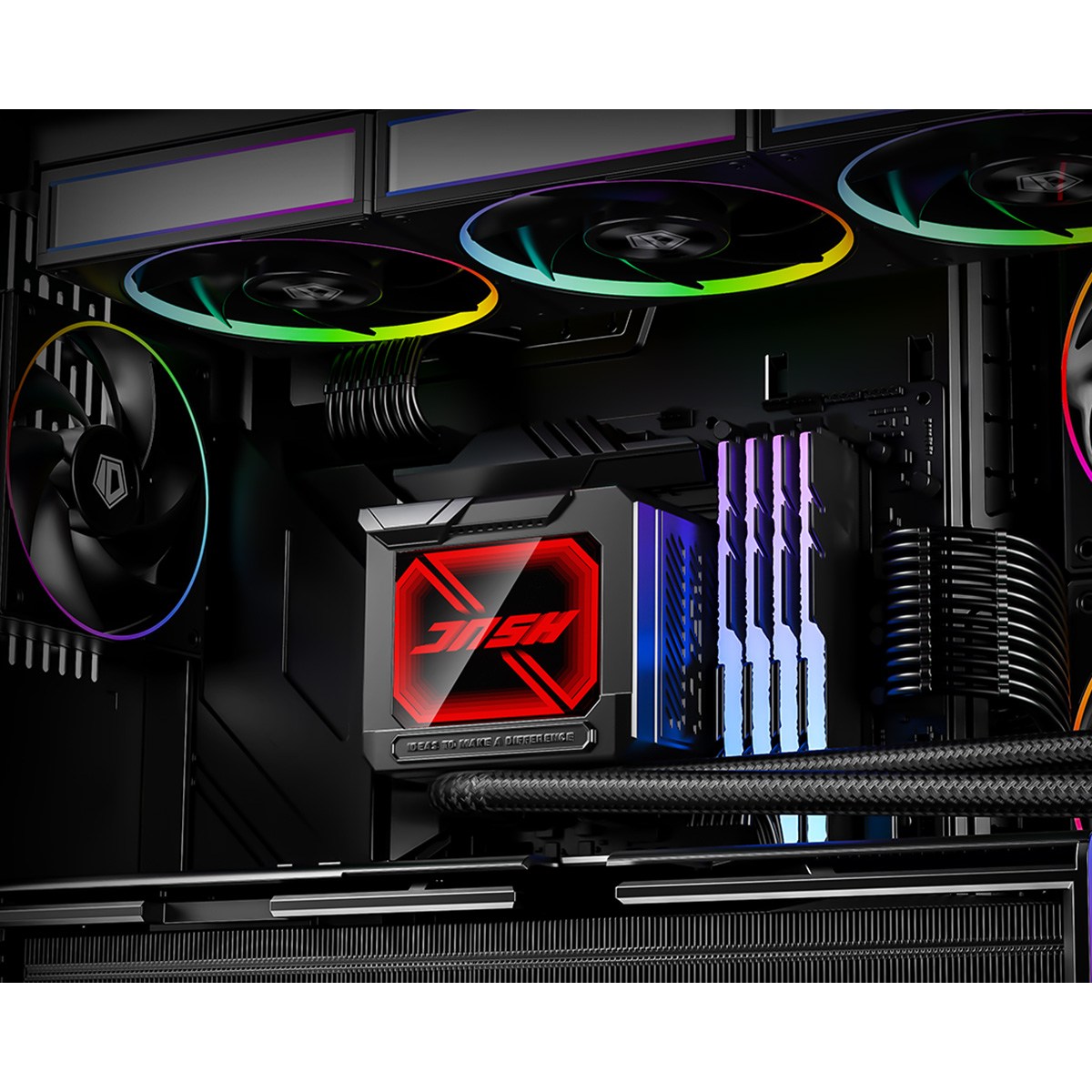 Система водяного охолодження ID-COOLING DL360 Max Black