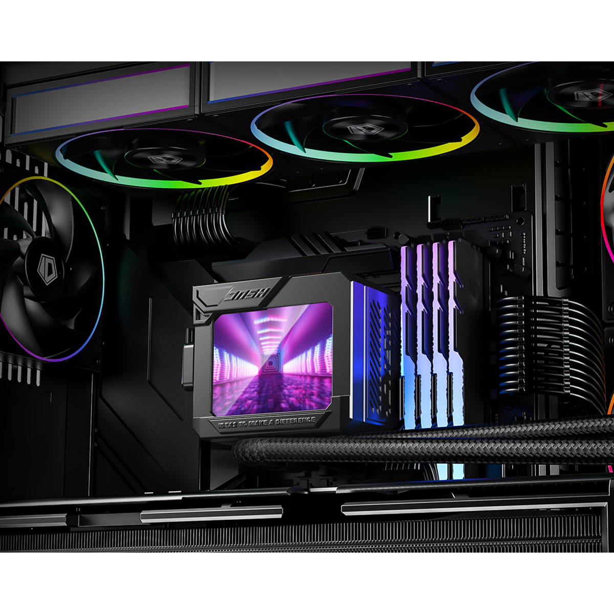 Система водяного охолодження ID-COOLING DL360 Max Black