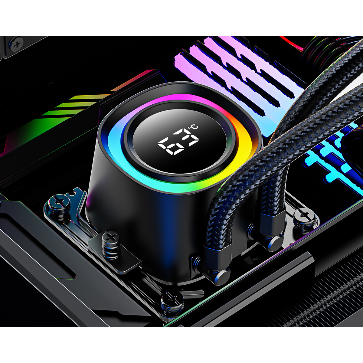 Система водяного охолодження ID-COOLING FX360 TD Black