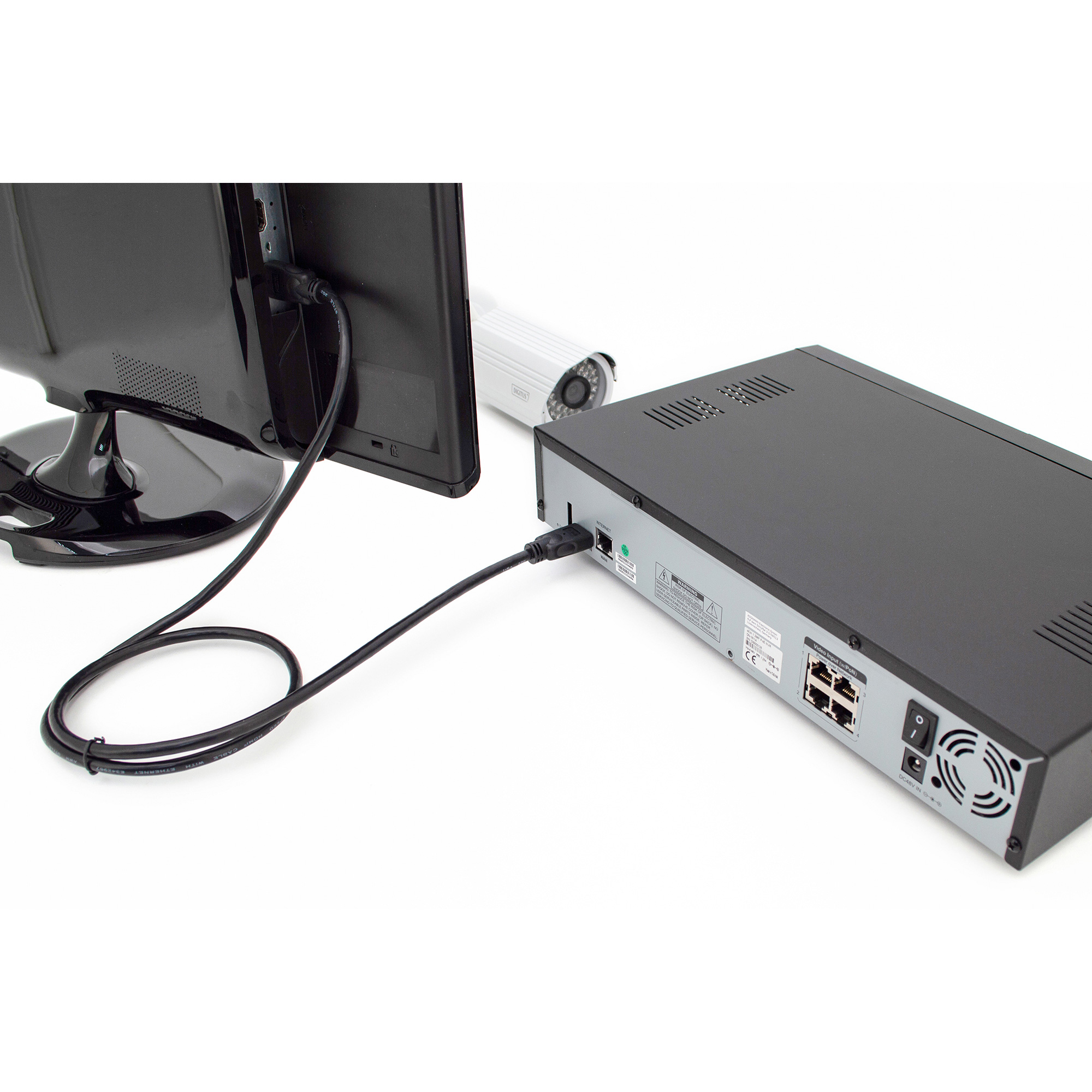 Кабель DIGITUS HDMI v2.0 2м Black (DB-330123-020-S)
