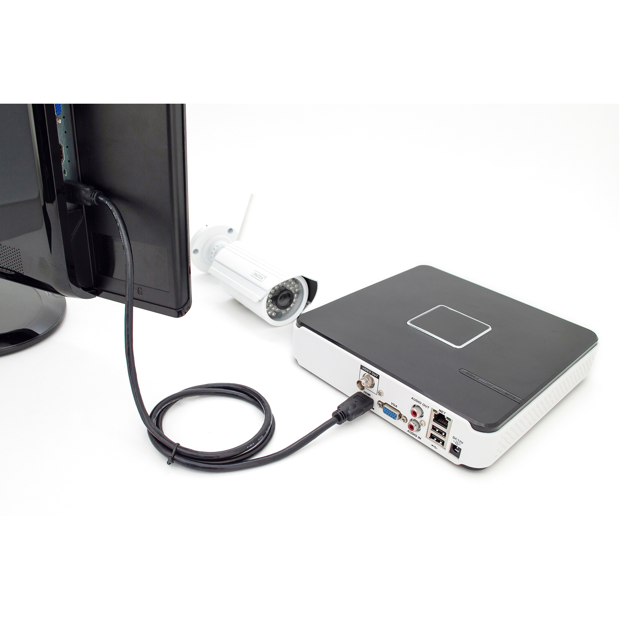 Кабель DIGITUS HDMI v2.0 2м Black (DB-330123-020-S)