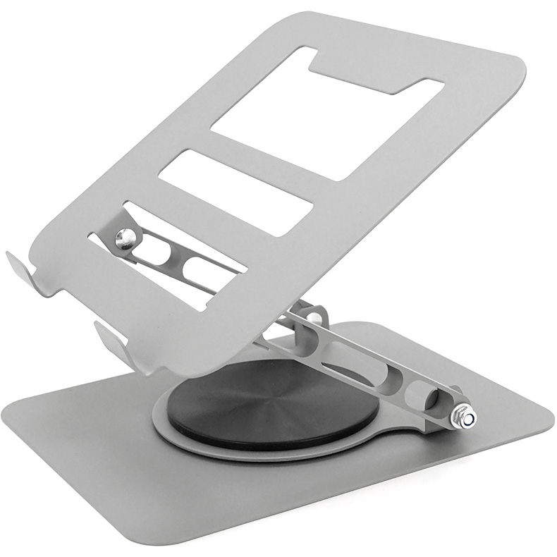 Подставка для ноутбука VOLTRONIC L018 360-degree Rotating Base Silver