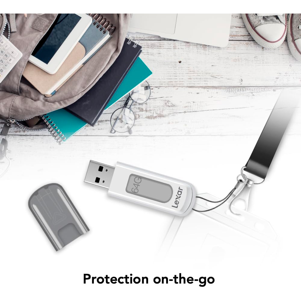 Флешка 64GB LEXAR JumpDrive V100 USB 3.2 (LJDV100-64GABGY)