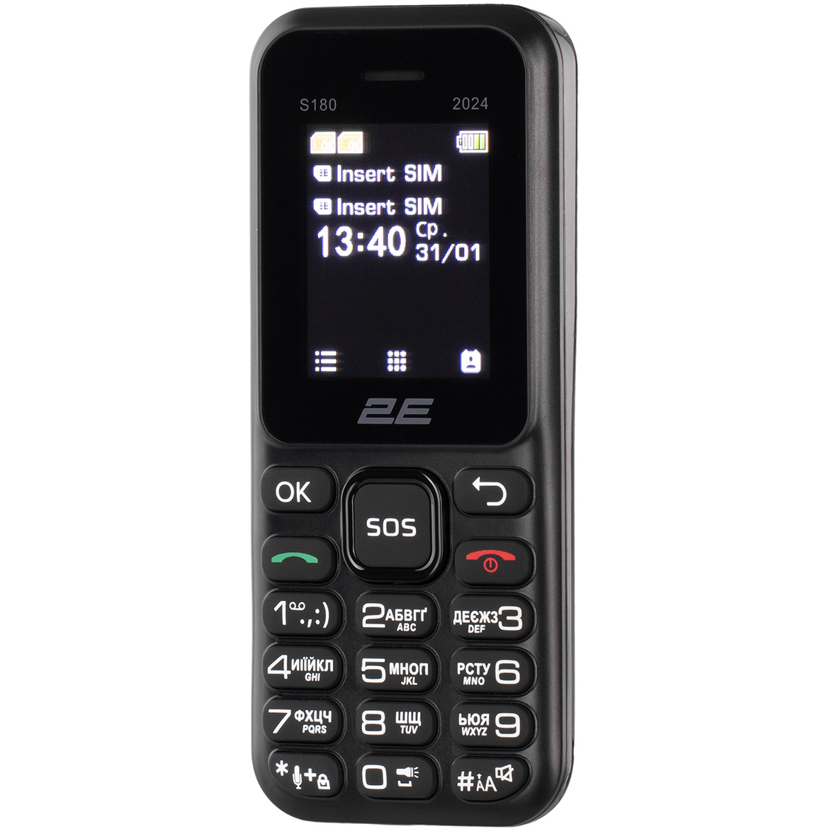 Мобильный телефон 2E S180 2024 Black
