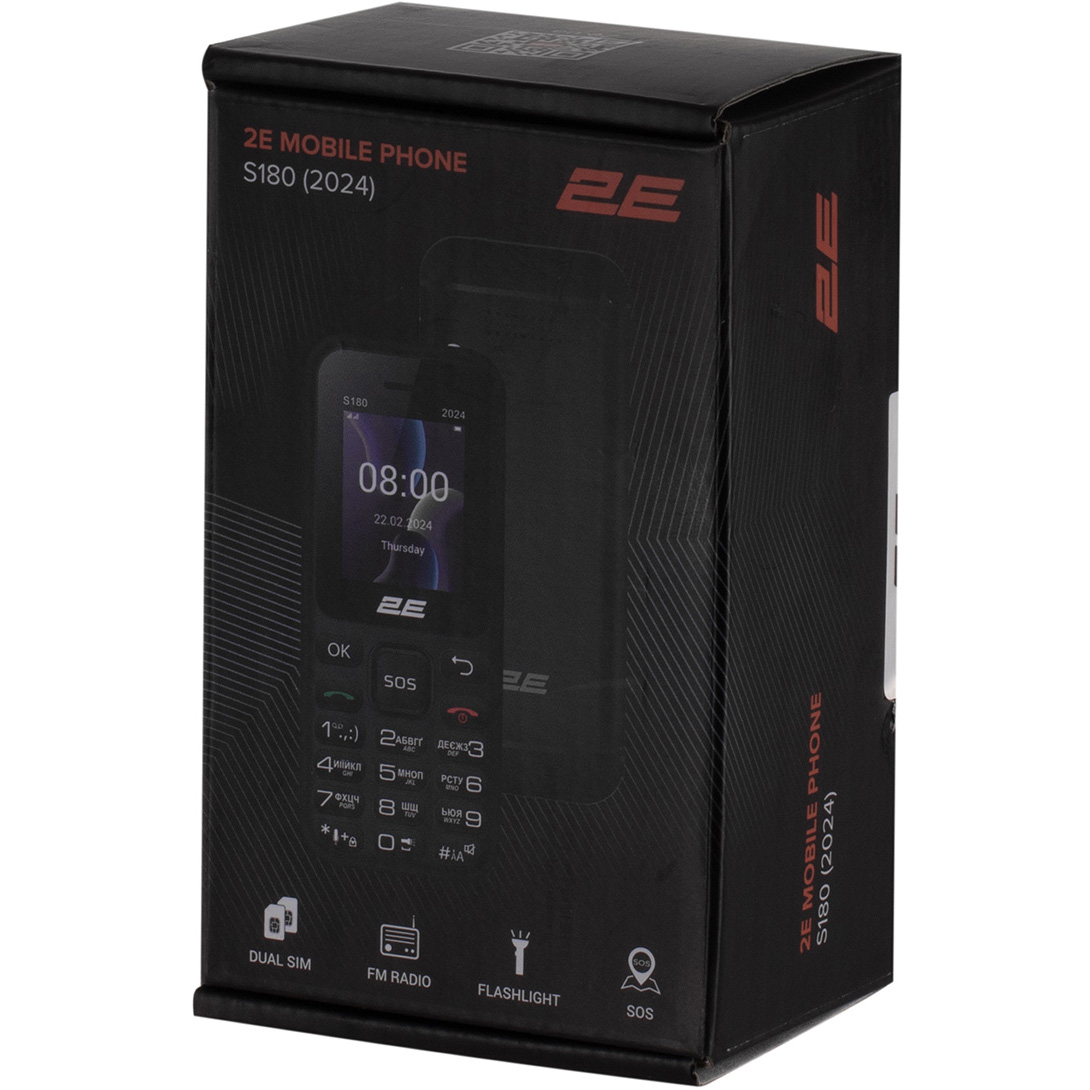 Мобильный телефон 2E S180 2024 Black