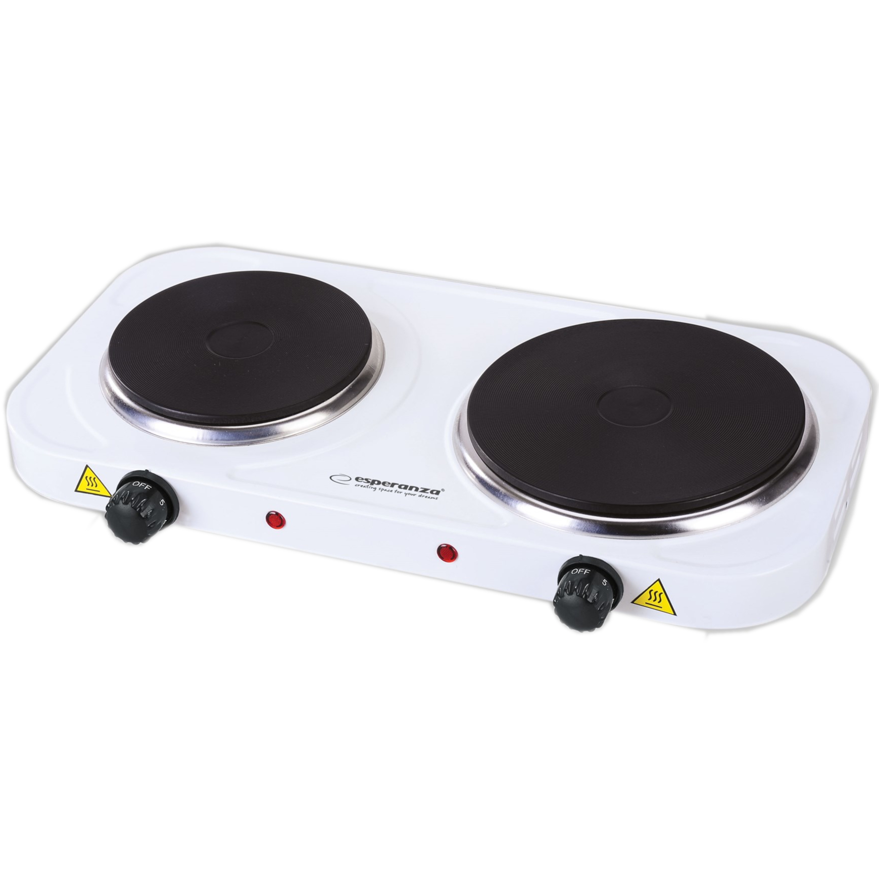 Настільна електроплита ESPERANZA Yellowstone White (EKH014W)