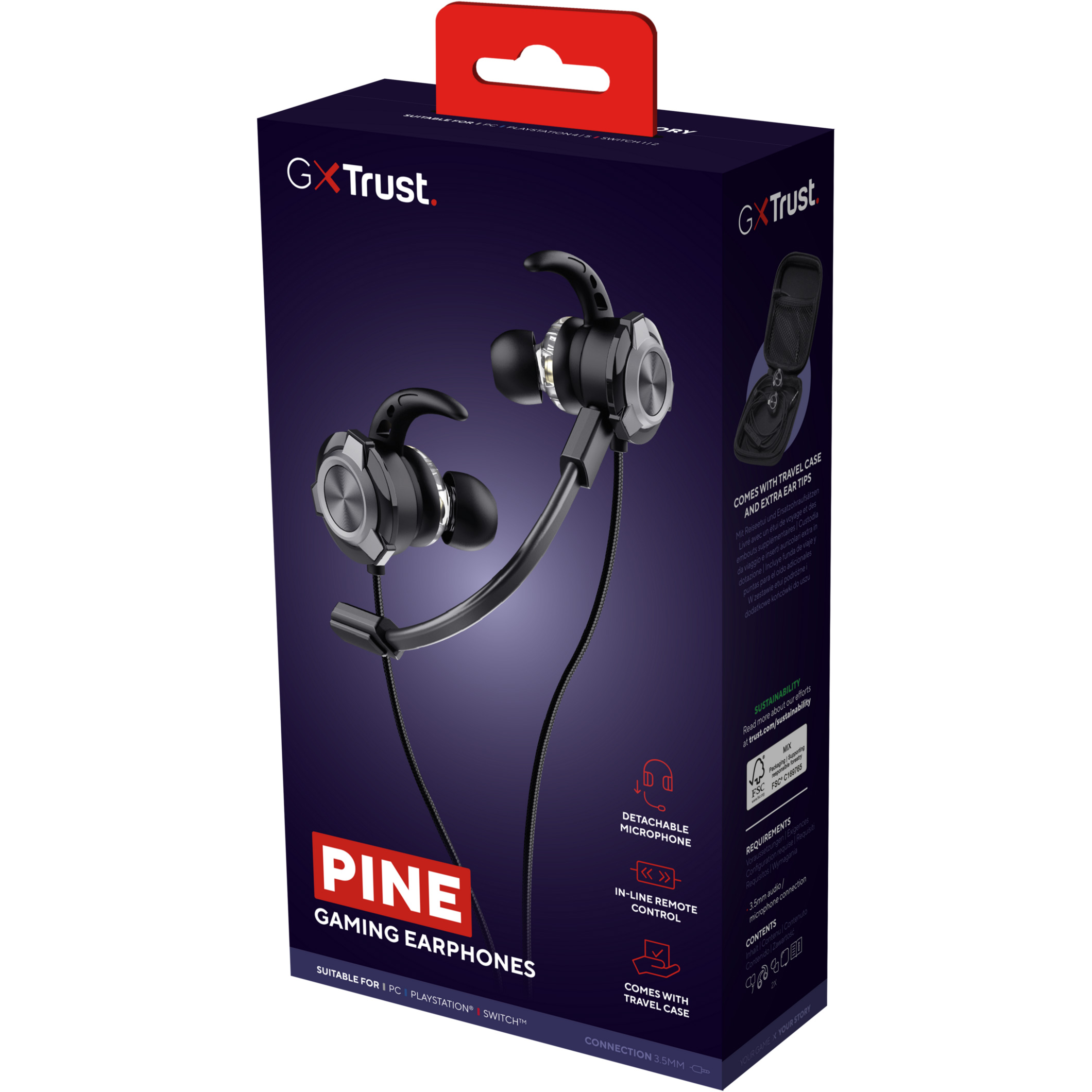 Наушники геймерские TRUST Gaming GXT 406 Pine (25598)