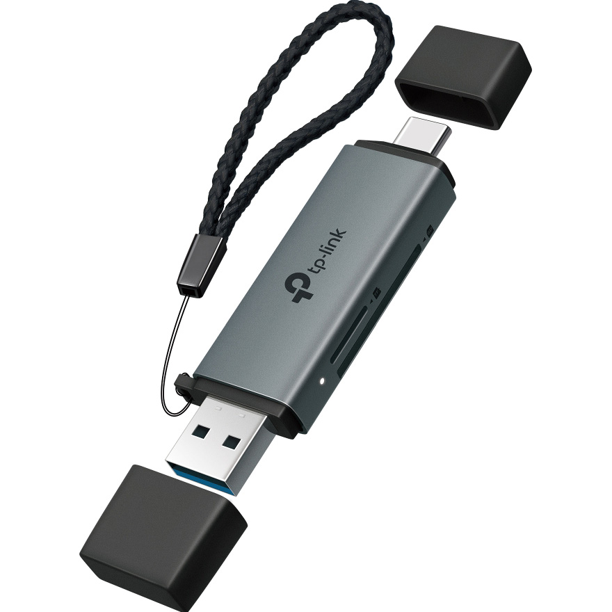 Кардридер TP-LINK UA430D USB3.0 Type-C/A to SD/microSD