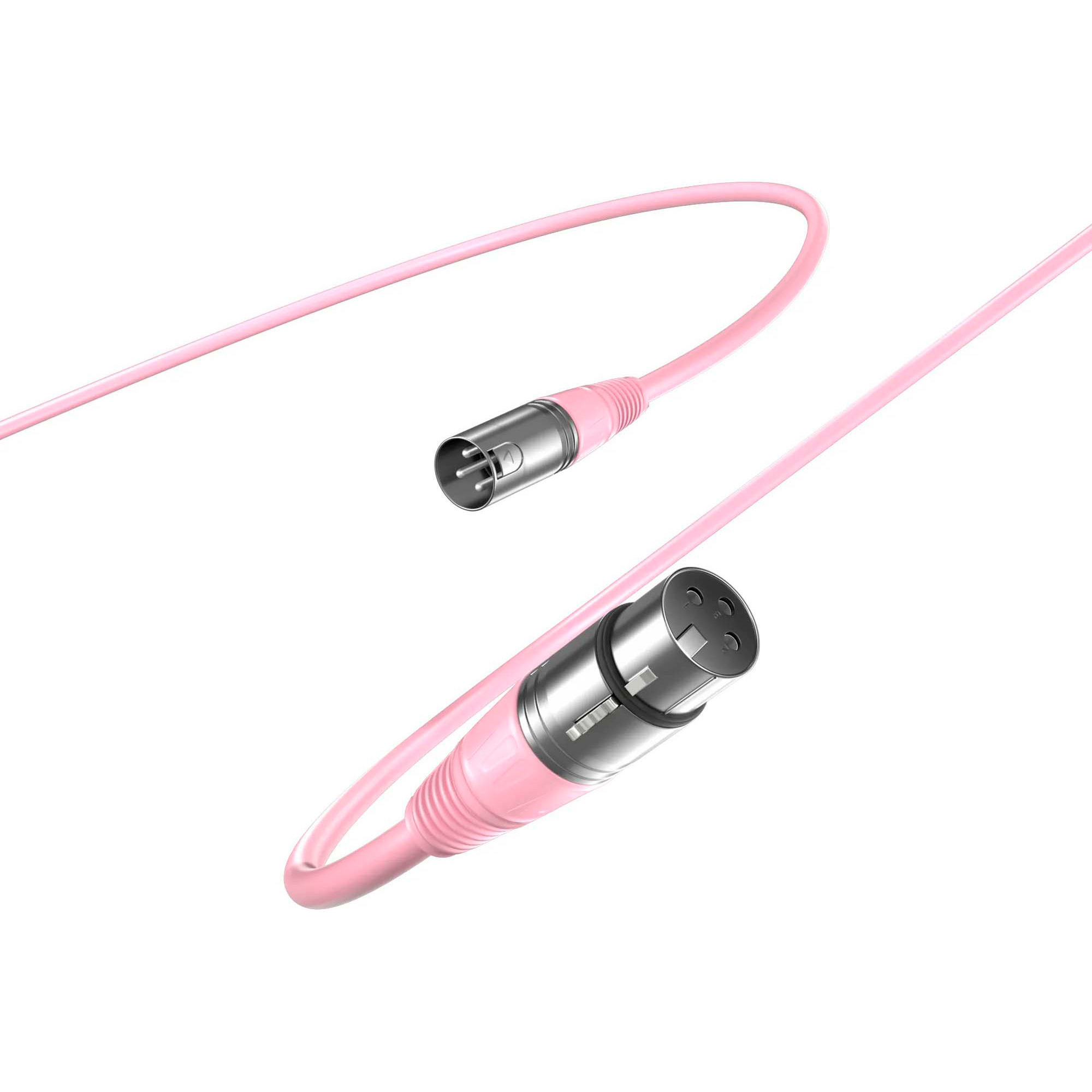 Кабель мікрофонний FIFINE XLR Male to Female XLR 1.8м Pink