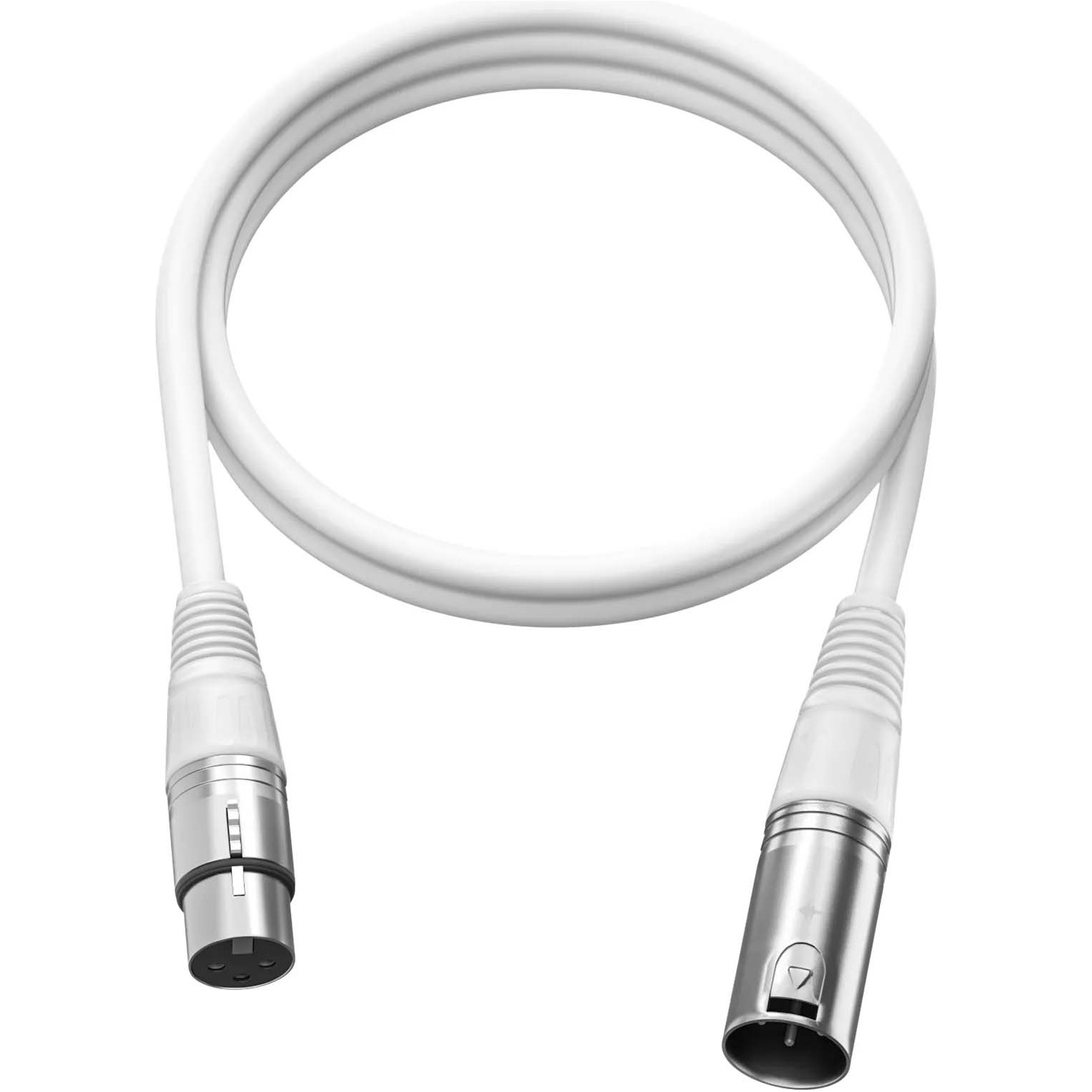 Кабель микрофонный FIFINE XLR Male to Female XLR 1.8м White