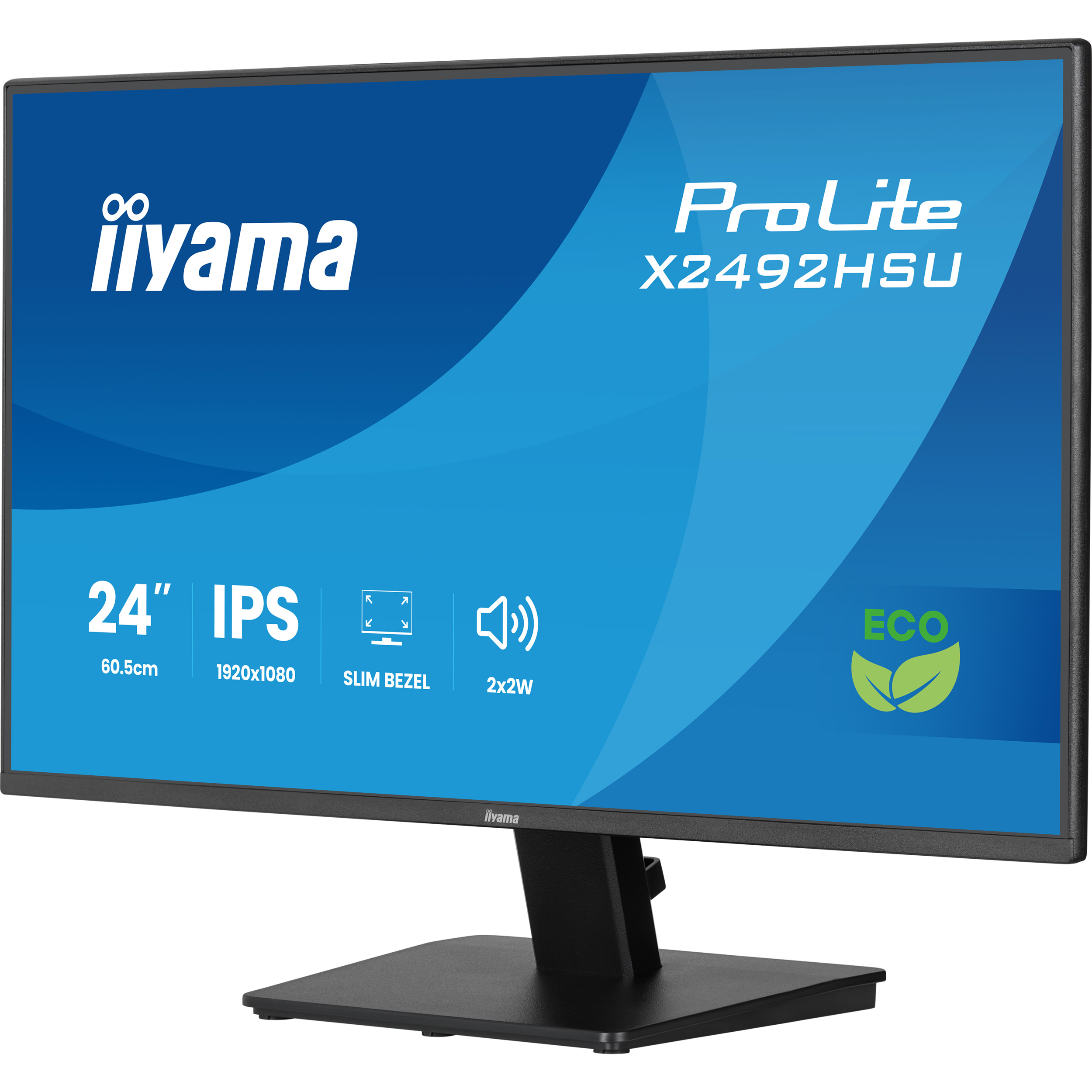 Монитор 24" IIYAMA ProLite X2492HSU-B1