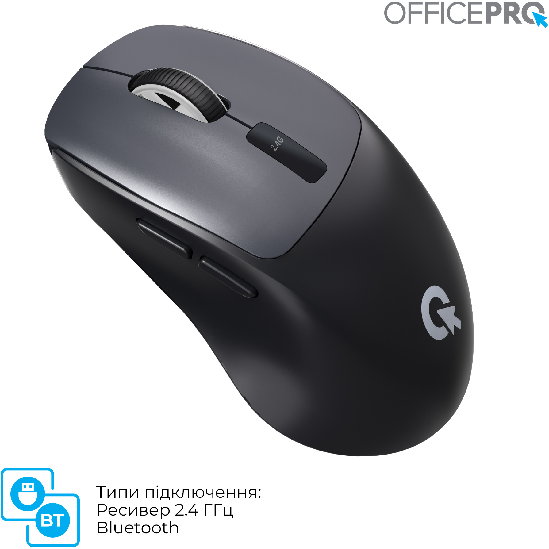 Мышь OFFICEPRO M398 Black