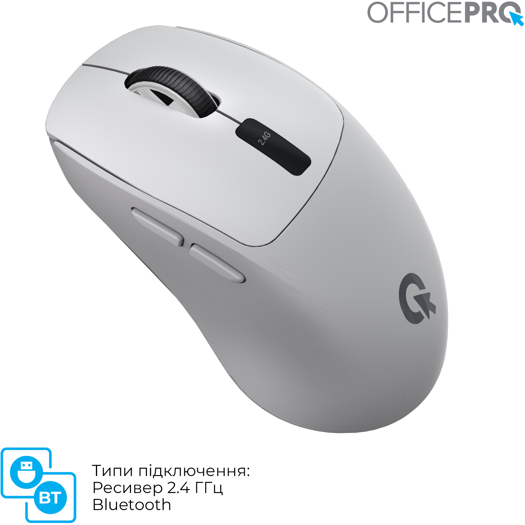 Мышь OFFICEPRO M398 Gray