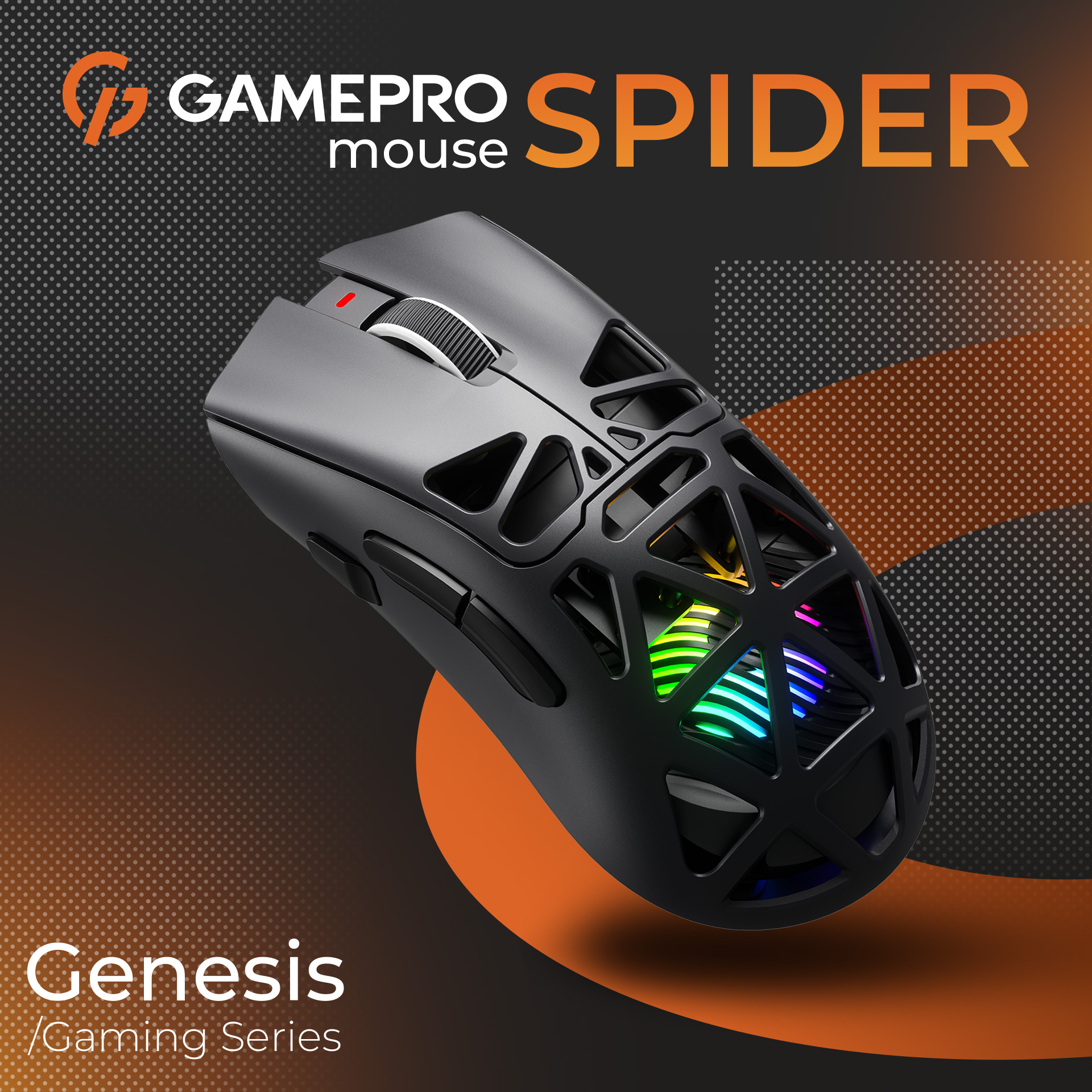 Миша ігрова GAMEPRO Genesis Spider GM870B