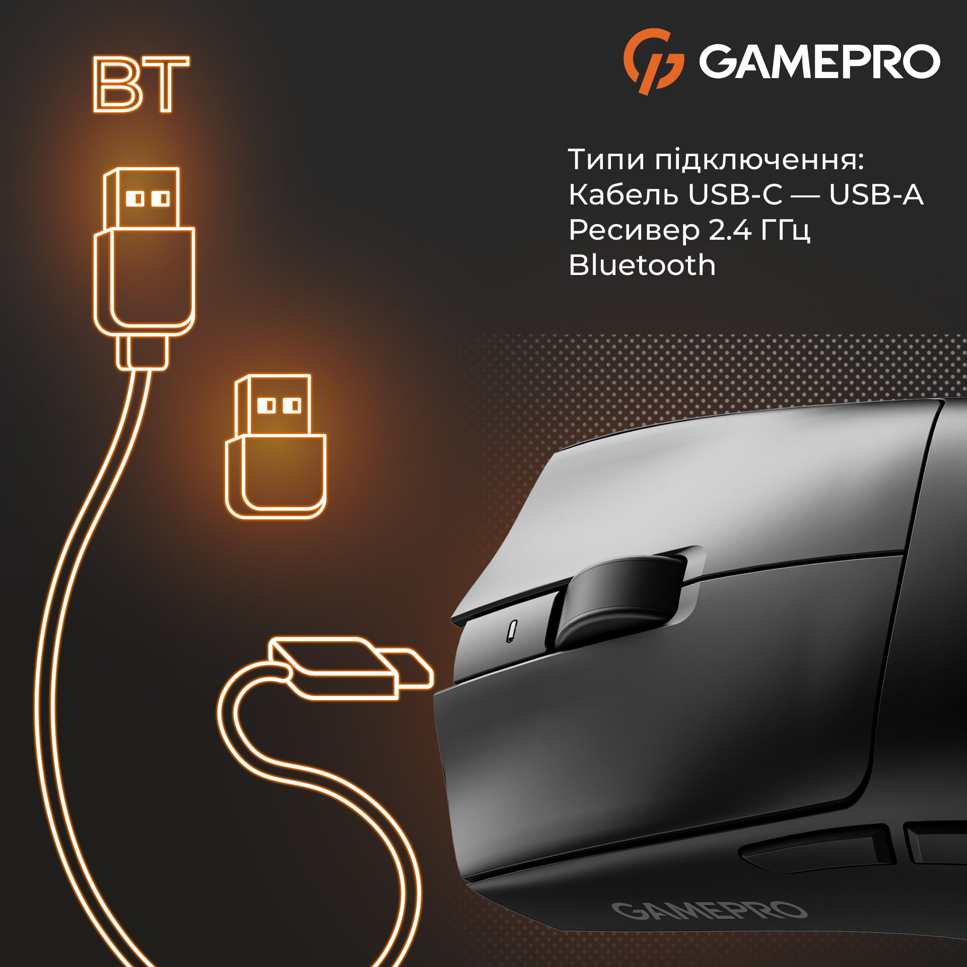 Мышь игровая GAMEPRO Genesis Wizard GM160B Black