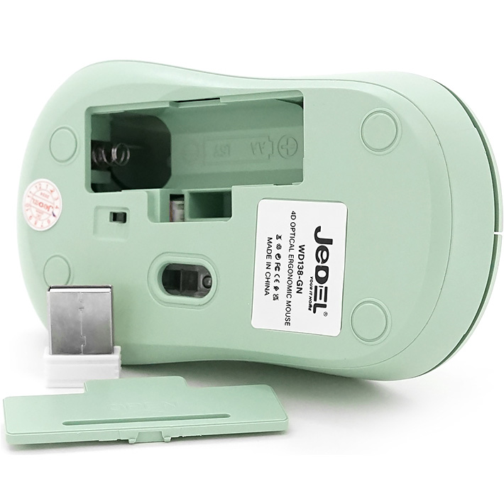 Миша ігрова JEDEL WD138-GN Green