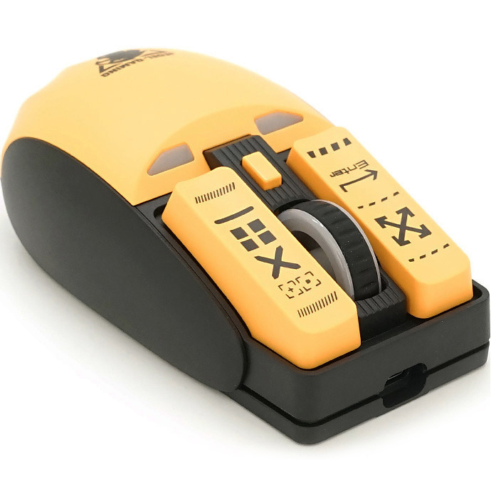 Миша ігрова JEDEL WD149 Black/Yellow
