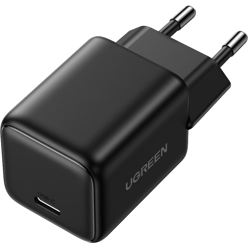 Зарядний пристрій UGREEN X512 GaN 20W 1xUSB-C, PD3.0, QC4.0 Wall Charger Black (55553)