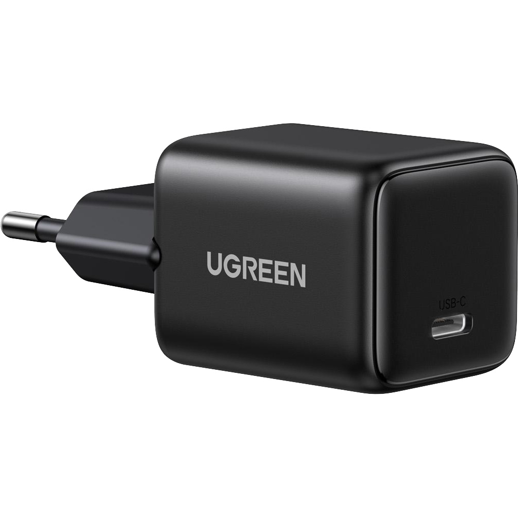 Зарядний пристрій UGREEN X512 GaN 20W 1xUSB-C, PD3.0, QC4.0 Wall Charger Black (55553)