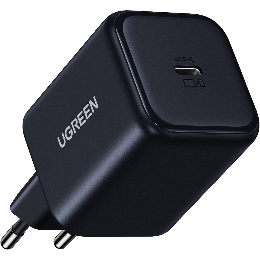 Зарядний пристрій UGREEN X524 GaN 45W 1xUSB-C Fast Charger Set Black w/Type-C cable (65054)