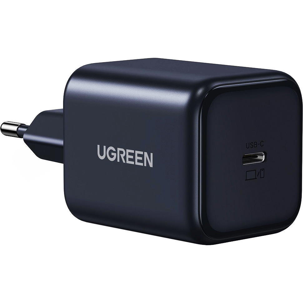 Зарядний пристрій UGREEN X524 GaN 45W 1xUSB-C Fast Charger Set Black w/Type-C cable (65054)