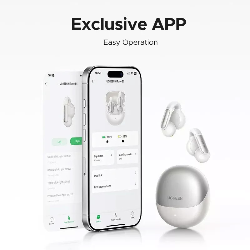 Навушники UGREEN WS210 HiTune S5 White (45761)