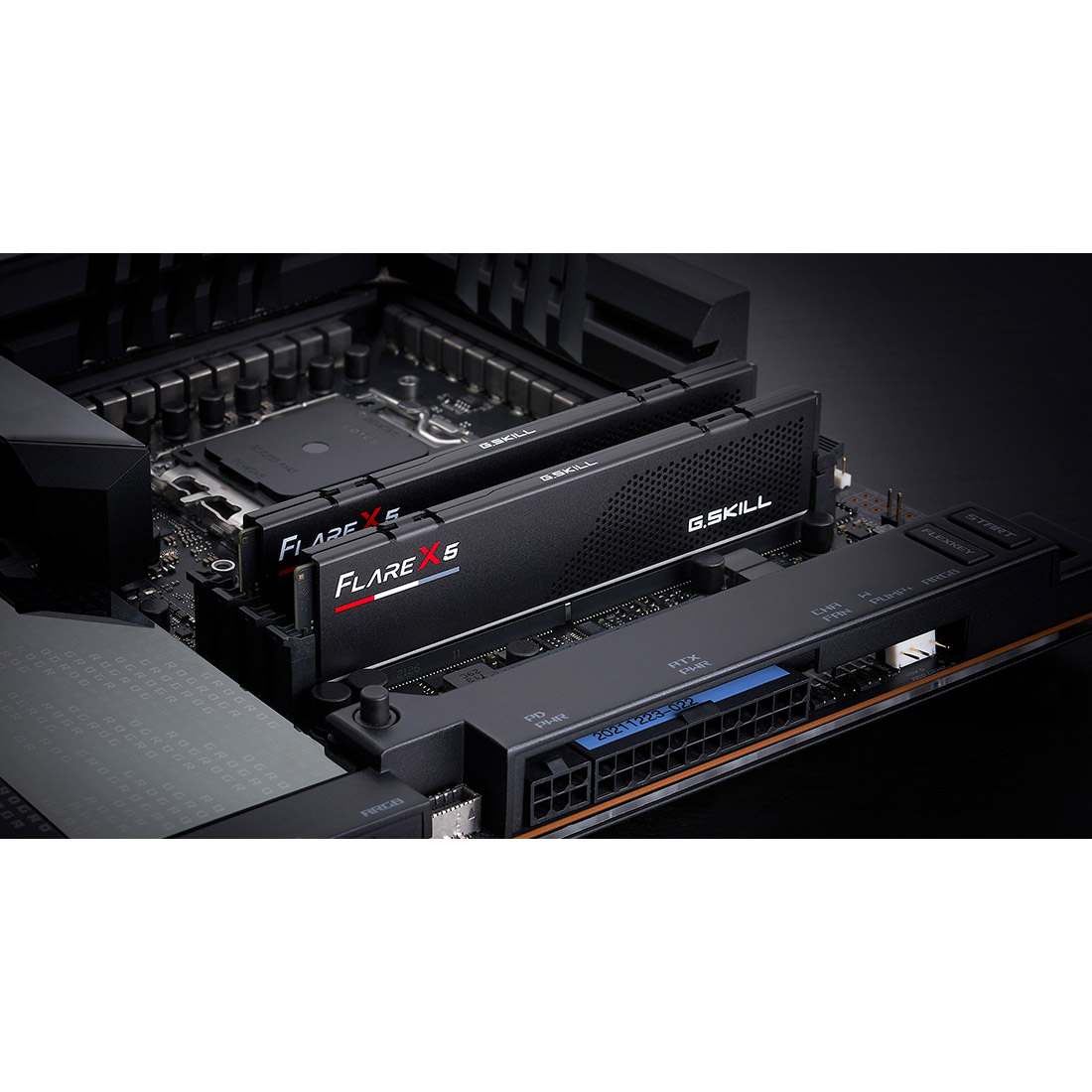 Модуль пам'яті G.SKILL Flare X5 DDR5 5200MHz 64GB Kit 2x32GB Matte Black (F5-5200J4040A32GX2-FX5)