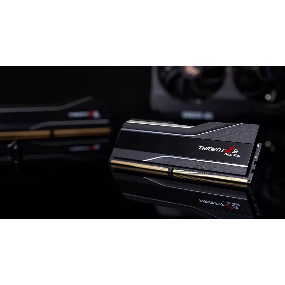 Модуль пам'яті G.SKILL Trident Z5 Neo RGB DDR5 6000MHz 256GB Kit 4x64GB Matte Black (F5-6000J3644D64GX4-TZ5NR)