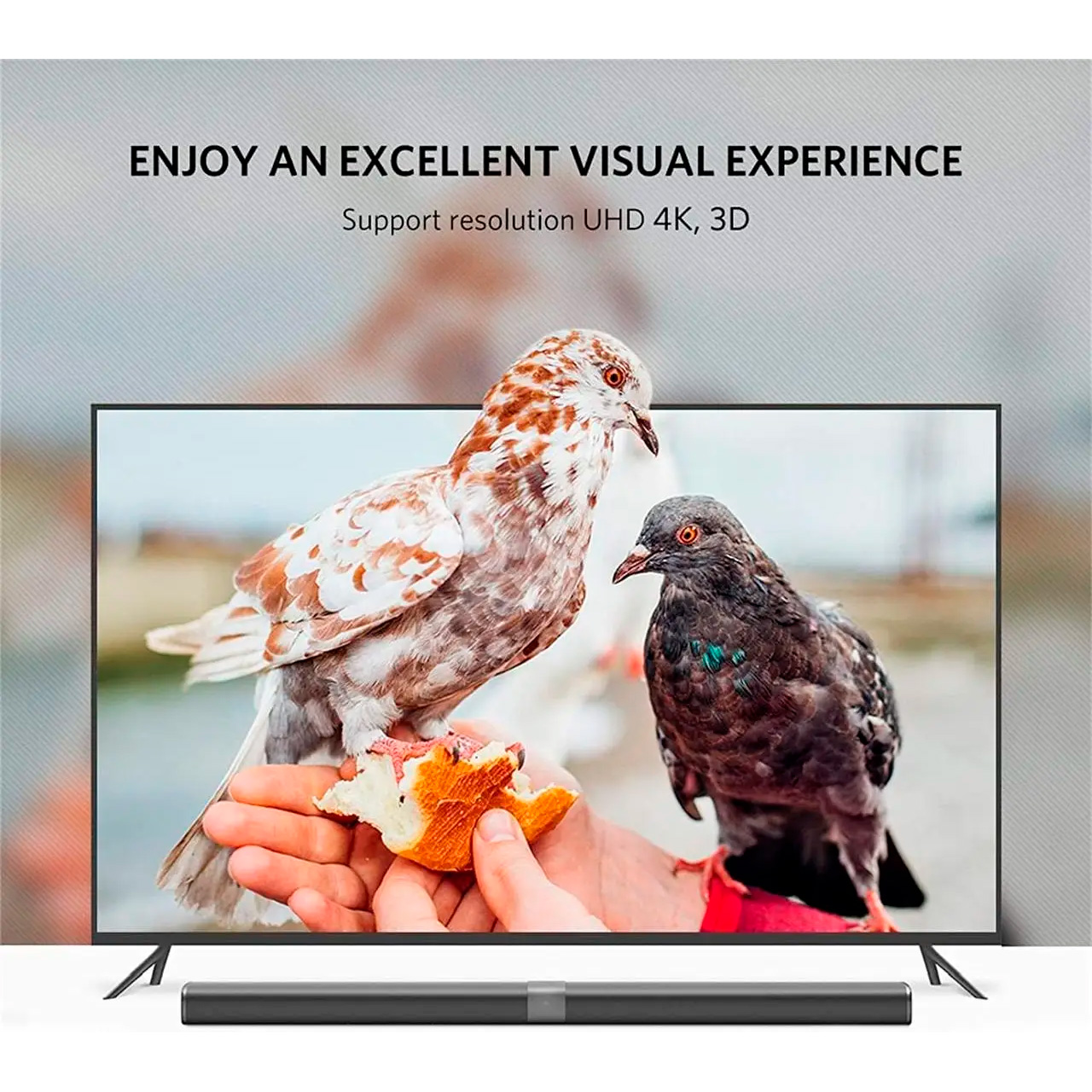 Кабель UGREEN HD127 Micro-HDMI/HDMI v2.0 2м Black (30103)