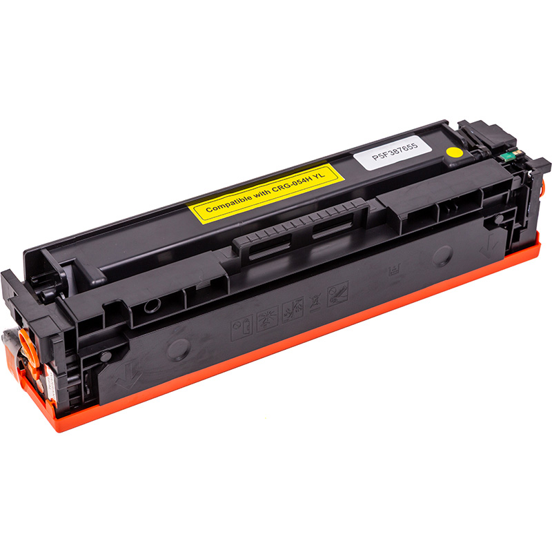 Тонер-картридж POWERPLANT для Canon i-SENSYS MF641/643/645, LBP-621/623 Yellow з чіпом (PP-CRG-054HY)