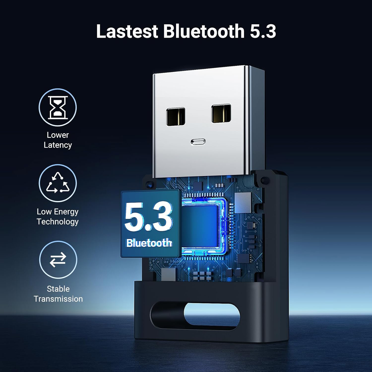 Bluetooth адаптер UGREEN CM591 Bluetooth 5.3 Adapter (35995)
