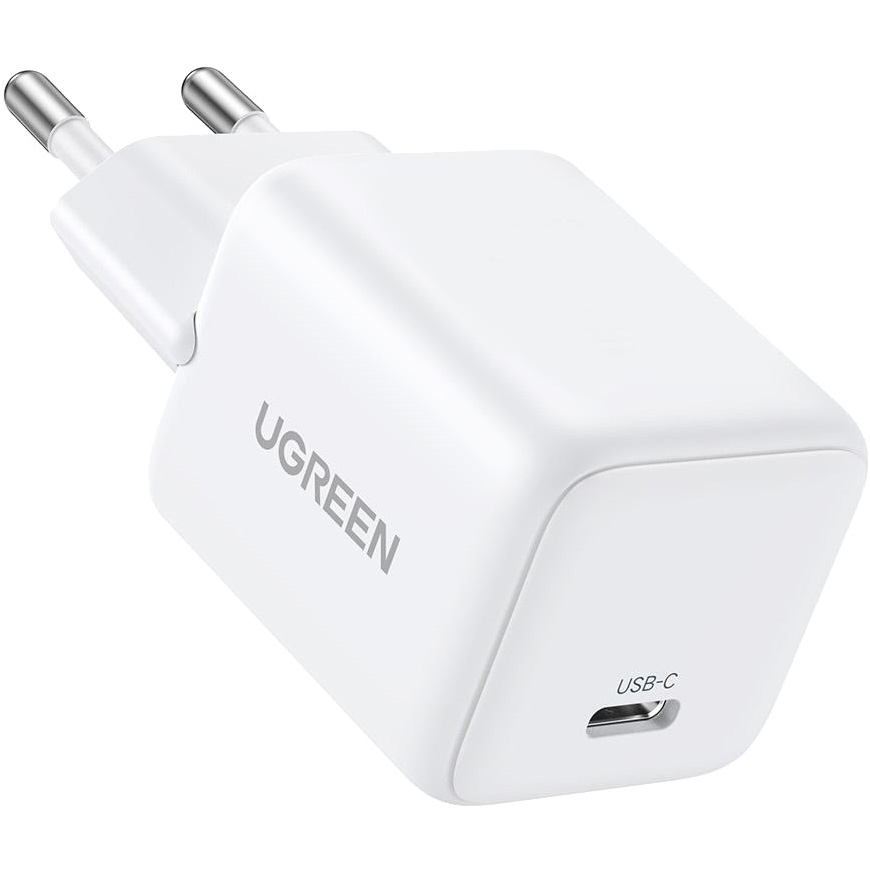 Зарядний пристрій UGREEN X512 GaN 20W 1xUSB-C, PD3.0, QC4.0 Wall Charger White (55554)
